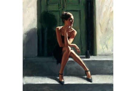 Fabian Perez Waiting for the Romance to Come Back - Lucy 